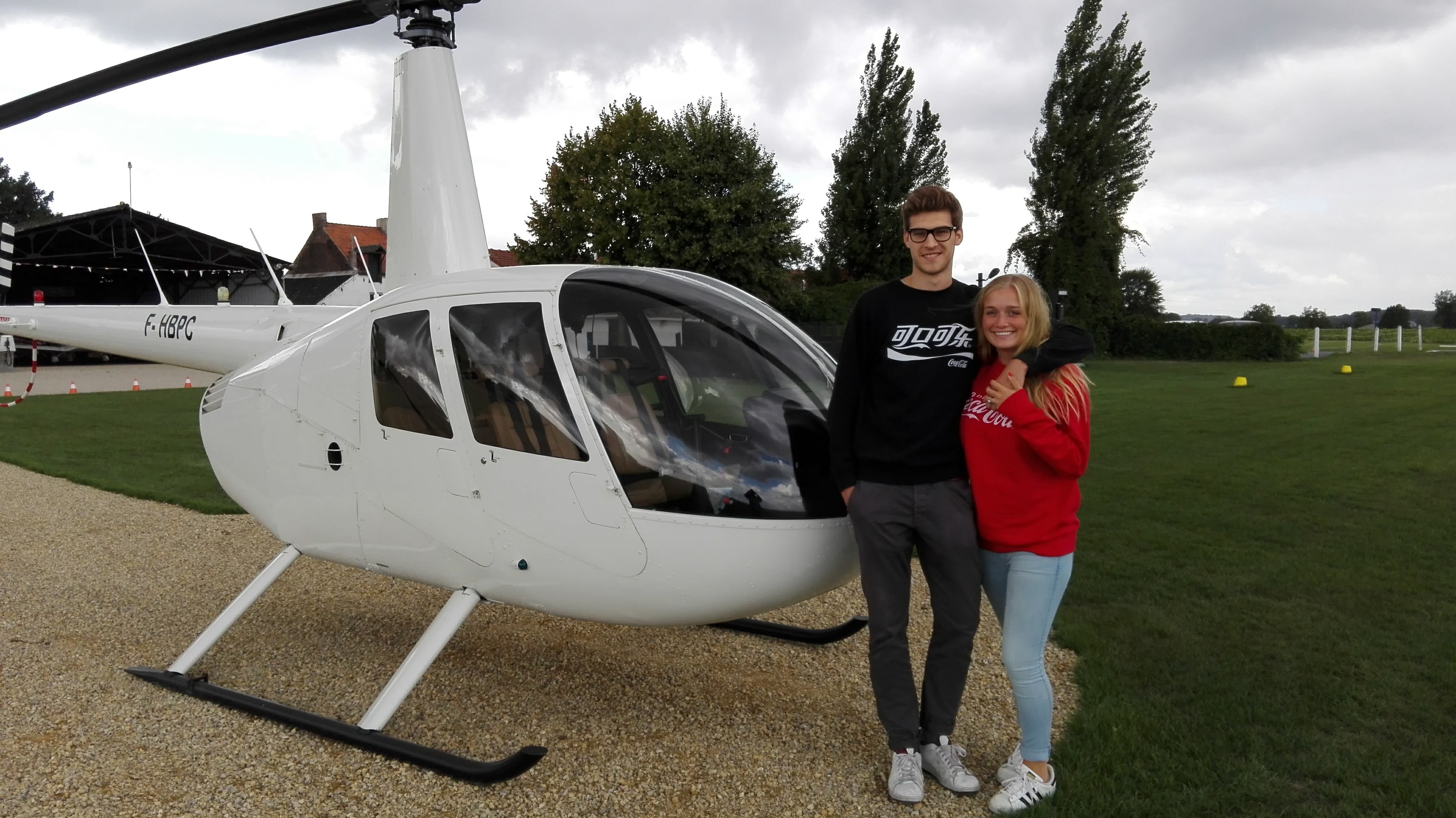 Visite de Julie et Willem